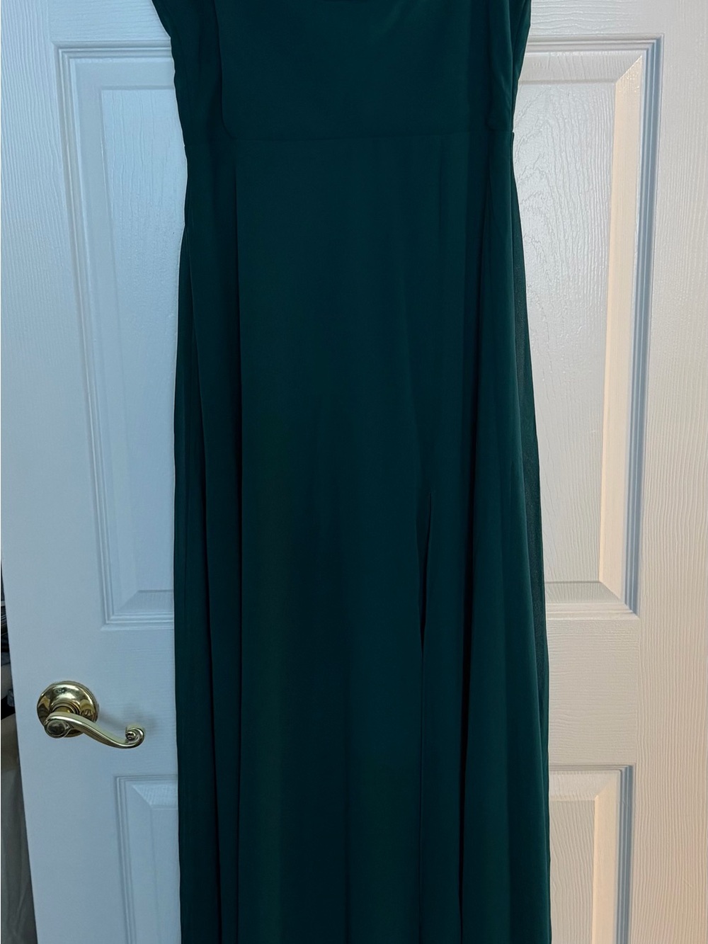 City Studio Dark Green Sleeveless Maxi Dress